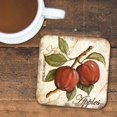 thumbnail image 4 of Pears Wooden Cork Coasters Gift Set of 4 by Nature Wonders | Nature Wildlife Decor - 8198633C-S4, 4 of 6