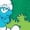 KELLY GREEN, variant on Smurfs - Classic Faux Hit - Youth Boys Short Sleeve Graphic T-Shirt
