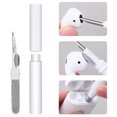 thumbnail image 7 of Allytechgroup Rugged Case for Apple Airpods Pro 1st/2nd Gen 2022/2019, with Cleaner Kit & Keychain Phone Stand Design Shockproof Bumper Wireless Charging Support Cover Case for Airpods Pro,Whitewhite, 7 of 7