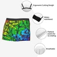 thumbnail image 3 of Xecao Rainbow Butterflies Print Men's Underwear Boxer Briefs,Breathable Choice for Men's Underwear-Large, 3 of 5