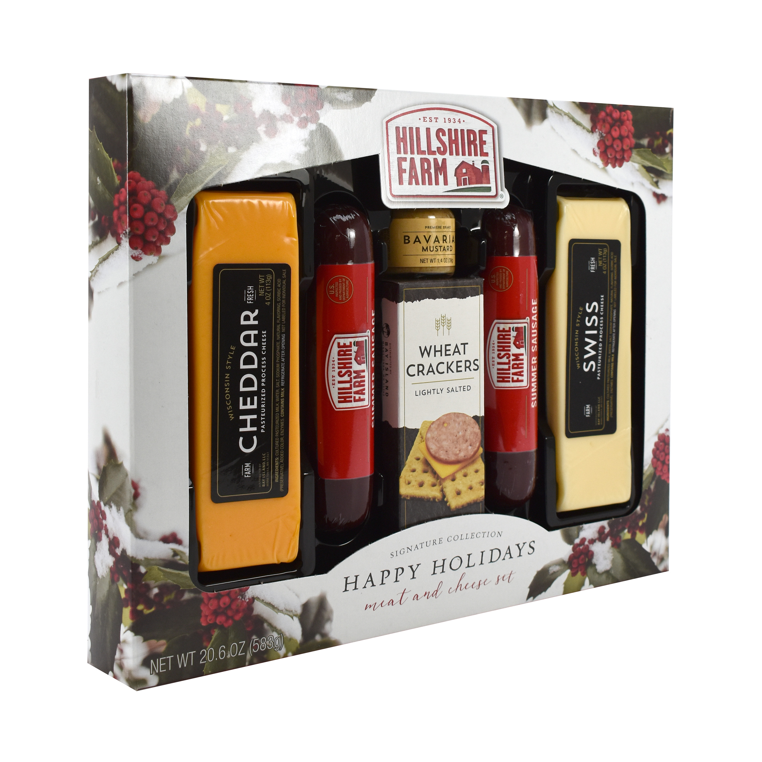Hillshire Farm Meat and Cheese Holiday Gift Box, Assorted Meat & Cheese, 20.6oz - image 3 of 5