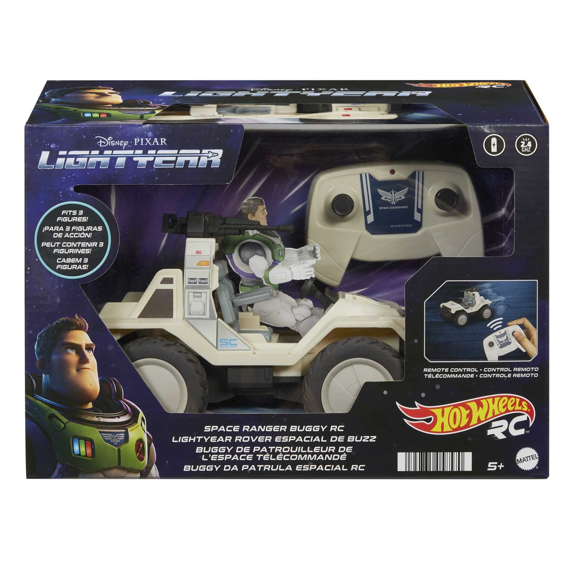 Hot Wheels RC Disney and Pixar Lightyear Battery-Powered Remote-Control Space Commander ATV