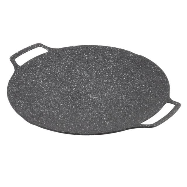 EIGTHTAIL Korean Bbq Grill Grill Pan Korean BBQ Plate Barbecue Grill Non Stick Circular Frying Pan for Home Outdoor Stove Gas model 36cm