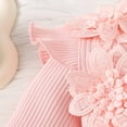 thumbnail image 5 of Gvdentm 12 18 Months Baby Girl Clothes Baby Girl Bodysuit Long Sleeve Halter Frill Romper One-piece Jumpsuit Lace Fall Winter Clothes Set(Light Pink,1-3 Months), 5 of 9
