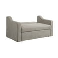 thumbnail image 5 of Serta Hanson Modern Style Convertible Loveseat, Flax Fabric, 5 of 17