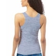 thumbnail image 4 of Lucky Brand Women's Cotton Stretch Tank Tops 4 Pack Size: L, Color: Red/Gray/Blue/Olive, 4 of 5