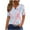 Pink, variant on GERsome Short Sleeve T-shirts for Women Summer V Neck Tunic Tops Dressy Casual Loose Fit Shirts, Sizes S-3XL