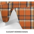thumbnail image 5 of Fall Tablecloth Rectangle 60 x 84 Inch Autumn Thanksgiving Orange Plaid Table Cloth Polyester Fabric Farmhouse Holiday Harvest Table Cover for Home Party Picnic Indoor Outdoor Decor, 5 of 7