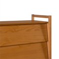 thumbnail image 2 of Commode Moderne à 6 Tiroirs en Bois Massif de 58 Po - Caramel, 2 of 6