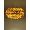 thumbnail image 2 of Jarri Lights Checkered Palm Leaf Pendant Lamp Shade - Natural & Eco-Friendly, 2 of 8
