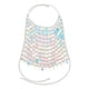 thumbnail image 2 of Top corto con lentejuelas, accesorios para el cuerpo calados, joyería, bralette, abertura para el abdomen 100cmx75cmx27cm, 2 of 8