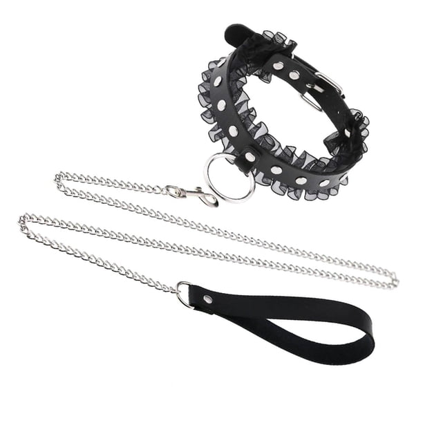 Guardurnaity Gargantilla gótica que añade un toque de nerviosismo para lucir accesorios de cadena para el cuello únicos Estilo versátil Accesorios de disfraces negro