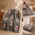 thumbnail image 5 of Ouuluon Soft Flannel Throw Blanket, 59x39 inch Cozy Cover for Bedroom and Living Room, 5 of 7