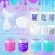 thumbnail image 2 of Slime Kit NPNE Mermaid DIY para niñas con purpurina y cubos de espuma, 2 of 7