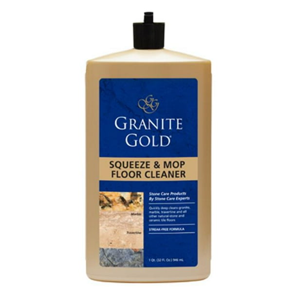 Granite Gold GG0046 Granite Gold Squeeze &amp; Vadrouille Nettoyant pour Plancher 32 Onces Pack de 6