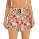 thumbnail image 2 of Balery Dragonfly Mushroom Pantalones cortos deportivos para mujer con forro y dos bolsillos, elásticos, para entrenamiento, gimnasio, yoga-Medium, 2 of 7