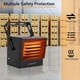 thumbnail image 5 of 10000 cm de Ancho 240V Electric Garage cm de Alturaeater Forced Ceiling-Mounted cm de Anchoorkshop cm de Alturaeater con Remote Control y Temperature Controller, 5 of 7