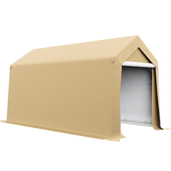 Large Storage Tent / Accommodates Motorcycles / Sealed Structure
