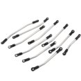 thumbnail image 1 of 10 piezas de barra de dirección curva para coche RC, accesorio compatible con Axial SCX10 II 90046 90047 90075, 1 of 9