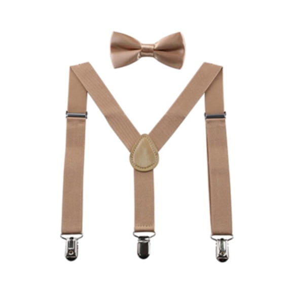 Less Than 5 Fixing Clip Boy's Kids Elastic Y Back Suspenders Adjustable Solid Color Suspenders for Boys Girls Adjustable Elastic Classic Accessory Sets for 6 Months To 13 Year Old Boys Girls