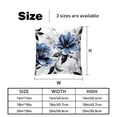 thumbnail image 5 of Ink Plants Pillow Covers Inserts Set with Unique Patterns - 16x16, 18x18, 20x20 Inches - 2 Pack Decorative Throw Pillow Covers for Home Decor and More, 5 of 6
