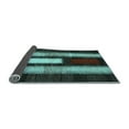 thumbnail image 2 of Ahgly Company Indoor Rectangle Abstract Light Blue Contemporary Area Rugs, 2' x 3', 2 of 4