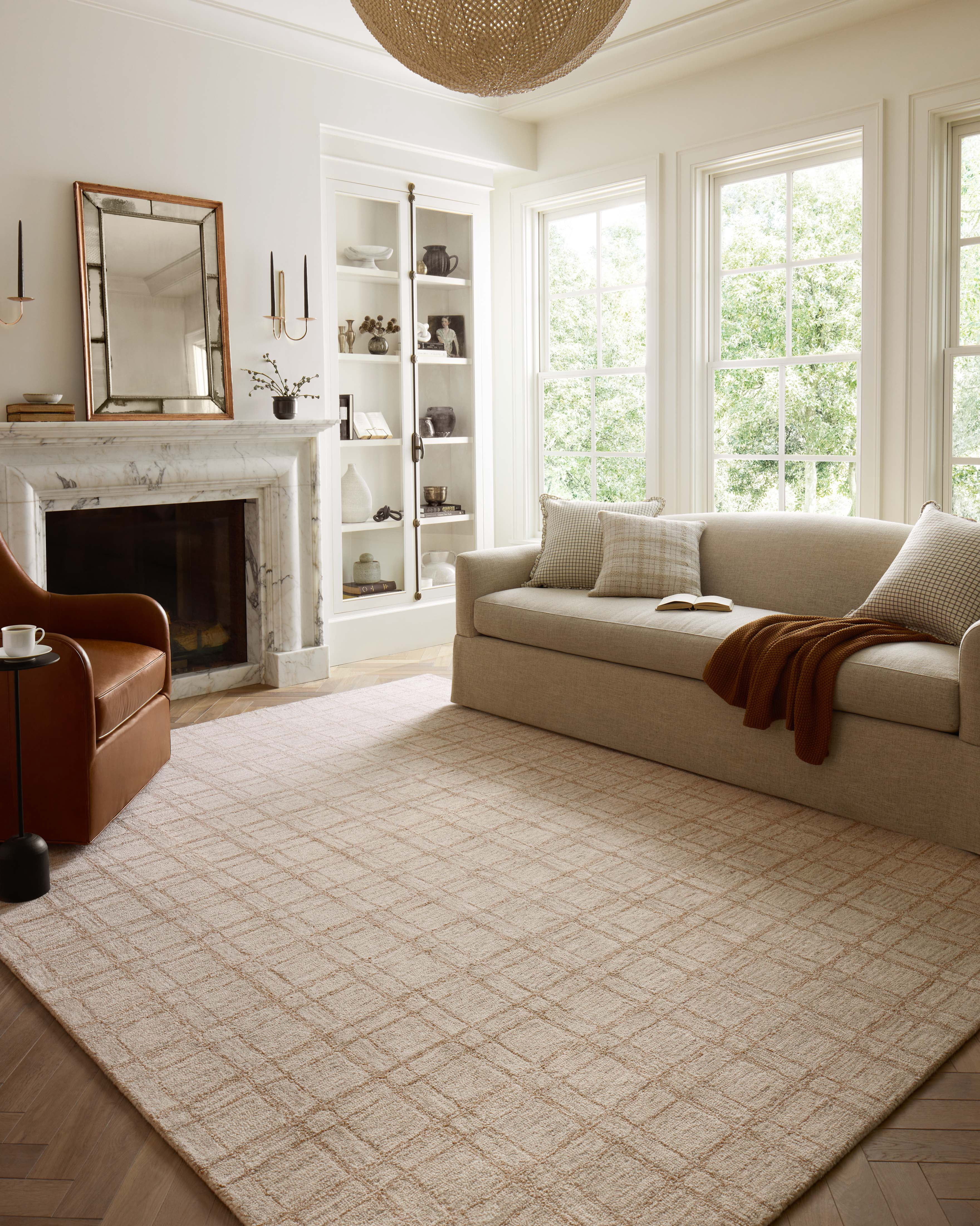 Chris Loves Julia x Loloi Polly Khaki / Sand 9'-3" x 13' Area Rug