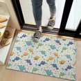 thumbnail image 2 of LightColor Dinosaurs Floral Pattern Door Rugs,Washable Non Slip Door Mats Indoor,Decorative Door Mats,Entry Mat Indoor for Entrance,Bedroom,Kitchen,Bathroom,20"x32", 2 of 6
