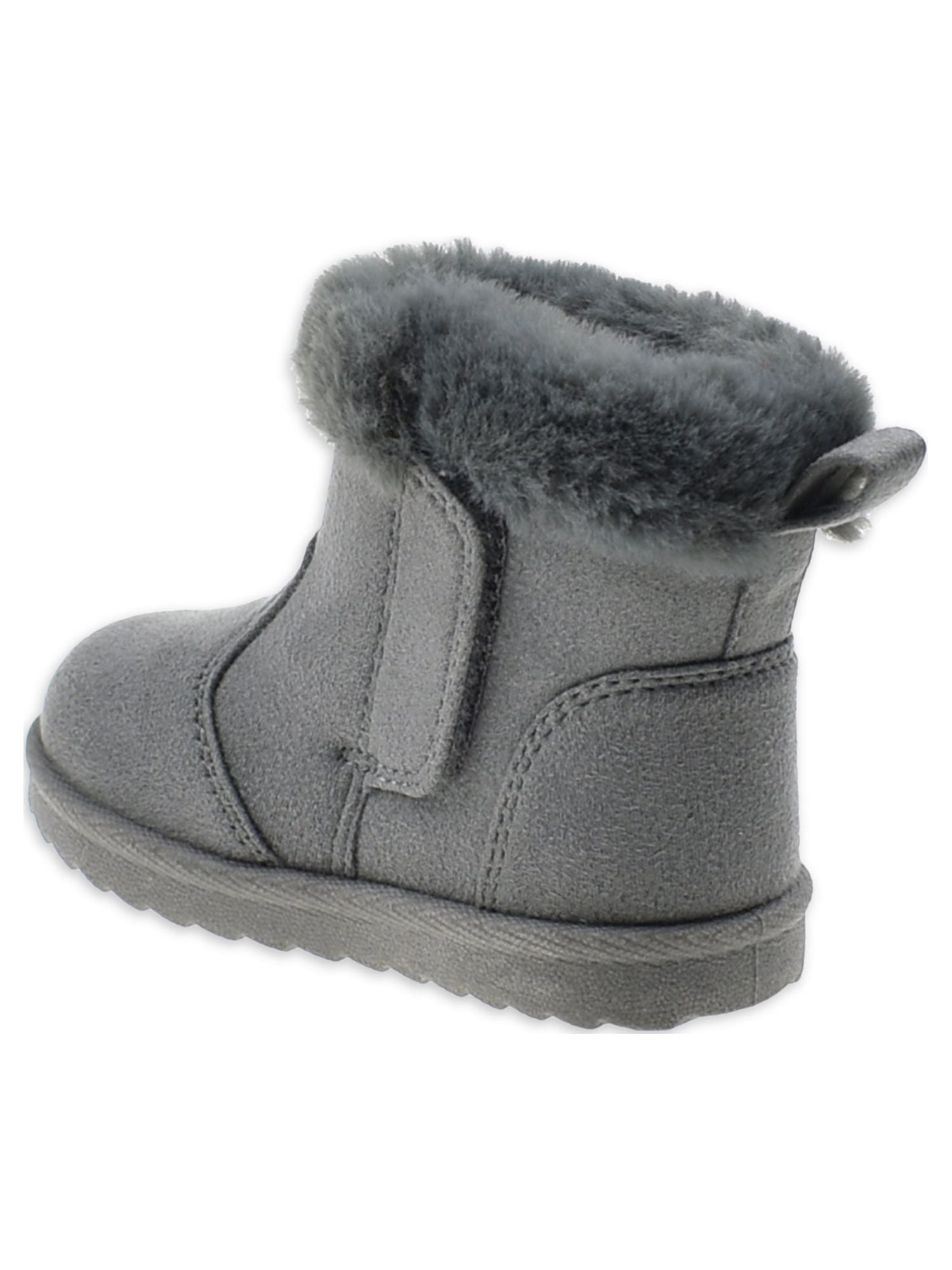 Wonder Nation Baby Girl Faux Shearling Boot, Sizes 2-6