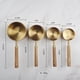 thumbnail image 3 of Juego de cucharas medidoras de acero inoxidable, juego de medición de cocina de metal dorado para café Copa de medición, 3 of 8