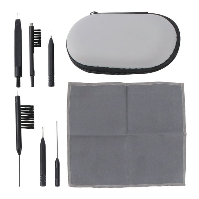 1 Set Hearing Aid Cleaning Tools Hearing Aids Cleaning Brush Wax Loop