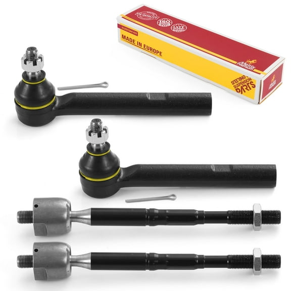 Metrix Premium Chassis Parts - 4 PC Inner & Outer Tie Rod End Kit Fits 2004-2006 Lexus RX330, 2007-2009 RX350, 2004-2007 Toyota Highlander, Replacement EV80945, ES80944