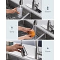 thumbnail image 2 of Kitchen Faucet with Pull-Down Spray high arc Single Handle Commercial Stainless Steel Brushed Nickel Kitchen Sink Faucet with Deck Suitable for bar Laundry RV Farmhouse (Brushed Nickel), 2 of 7
