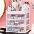 thumbnail image 2 of Drawer-Style Cosmetic Organizer, Multi-Layer Storage Rack for Makeup or Office Supplies, Stackable Design, 2 of 5