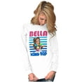 thumbnail image 4 of XOMG POP Music Fan Bella Cartoon Women's Long Sleeve T Shirt Brisco Brands M, 4 of 6