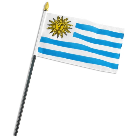 Uruguay 4"x6" Flag Desk Table Stick