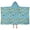 Excavator and Boat, variant on Excavator and Tree White Pattern Teens Hooded Bath Towel Wrap for Ages 3 To 12,Quick Dry Lightweight Soft Microfiber Bath Beach Pool,60"x35"