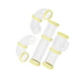thumbnail image 2 of Langgg 8Pcs Hamster Tubes Set Connected Tunnels DIY Plastic Training Tools Yellow, 2 of 9