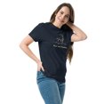 thumbnail image 2 of Fast and Fearless T-Shirt, Horse Design Tee for Women, Hotrod Lovers Shirt (Navy, XL), 2 of 3