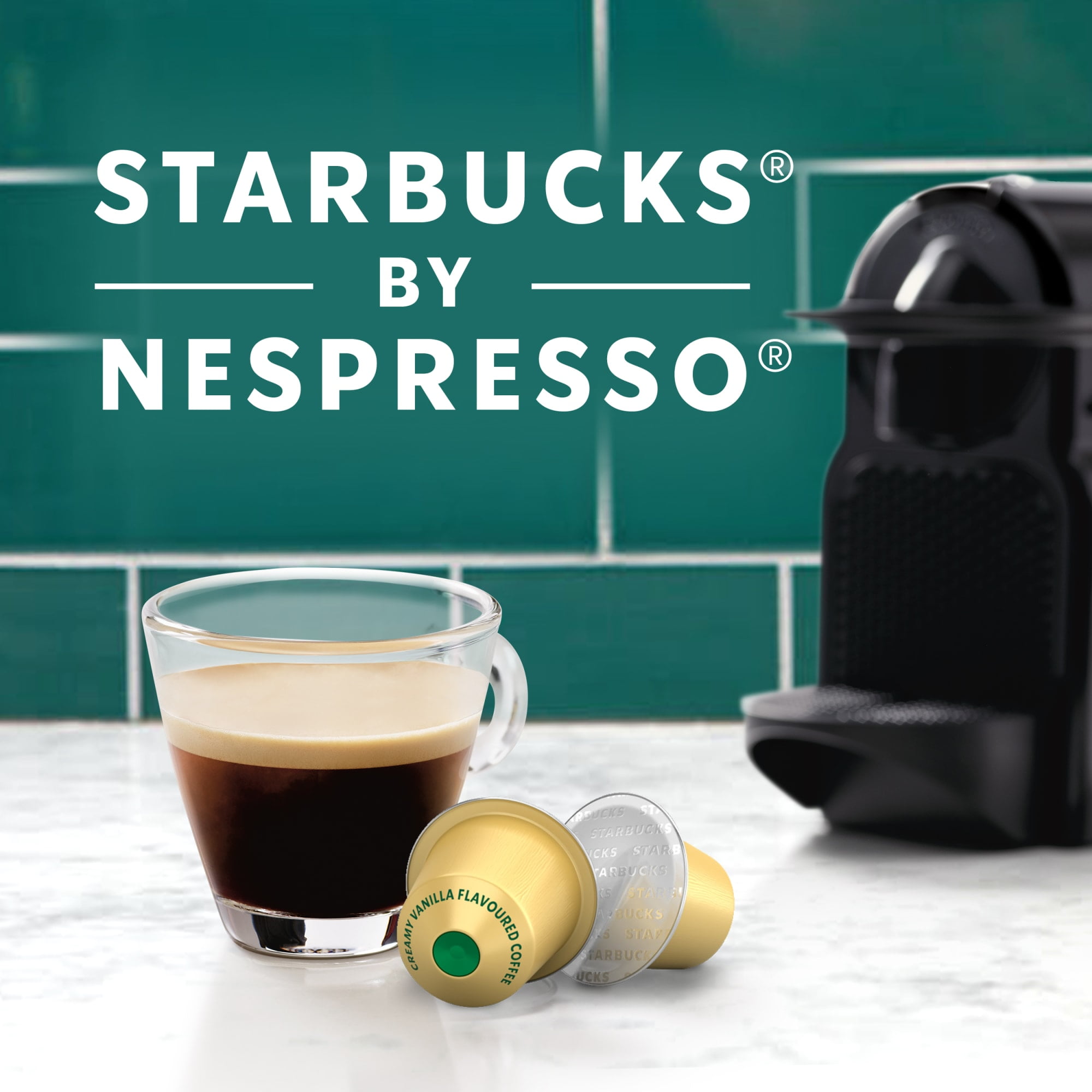 Starbucks By Nespresso Original Line, Creamy Vanilla, Flavored Roast Nespresso Pods, 10 Count, 5 Pack