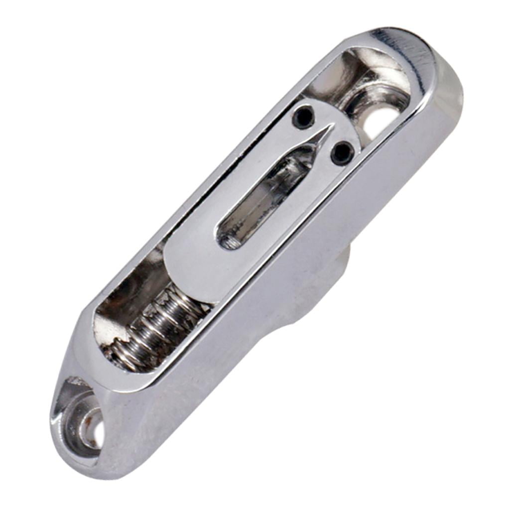Dualoai Guitar Bridge Tailpiece Hex Wrench Set with Screws For 6-String Electric Guitar Silver