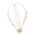 thumbnail image 1 of Aleación De Manera Cadena De s Mujeres \ 's Cabeza Hoja Hairband Bor Diadema Zulema Flores Cinta de cabeza, 1 of 8