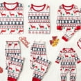 thumbnail image 1 of PatPat Christmas All Over Reindeer Print Conjuntos De Pijamas De Manga Larga A Juego Para La Familia (resistente A Las Llamas), Ropa De Salón Para Hombres, Mujeres Y Bebés, 1 of 4