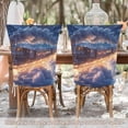 thumbnail image 6 of YAZAOO Chair Covers Set Home Kitchen Train Riding on Glowing Clouds Party Decor Seat Back Cover Protector, 6 of 6