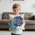 thumbnail image 3 of Pillow Color Flower Decorative Pillows Square Cushion Set of 2 for Home Sofa Couch Bed Modern Floral Design 2PCS, 3 of 4