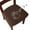 Coffee, variant on 1/2/4/6pcs Solid Color Chair Seat Cover For Dining Room Kitchen Waterproof Removable Washable Seat Cushion Protector Slipcovers