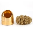 thumbnail image 2 of Iron Tip Cleaner Dome Designed Soldering Ball Cleaner Iron Tip Cleaner Iron Tip Cleaner Solder Gun Tip Cleaner Cleaning Wire Ball Soldering Iron Kit with Ball Holder Base Stand, 2 of 7