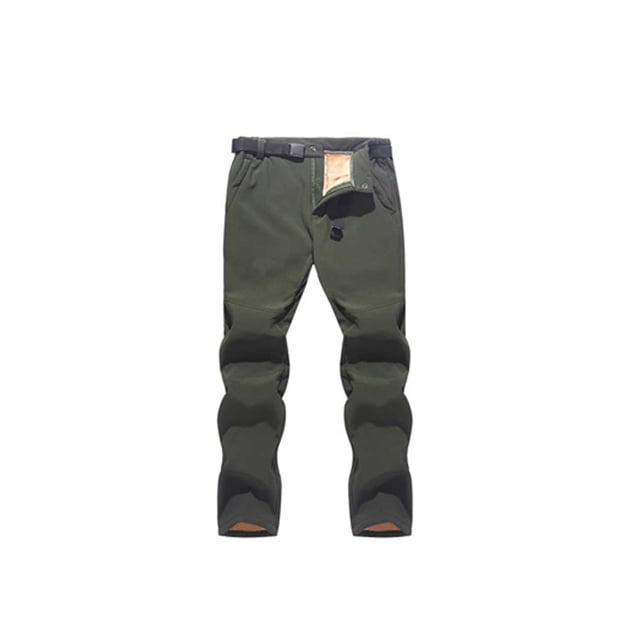 Soidarity Pantalón de invierno Moda Hombre Mujer Senderismo Viajar Montañismo Térmico Impermeable A prueba de viento Pantalones largos Ropa Escalada Verde SG Soidarity OD028989-04