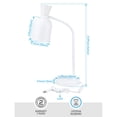 thumbnail image 7 of Aesthetic Metal Table Lamp, E26 Base, Max 60W, Goose Neck Table Task Light, 7 of 7