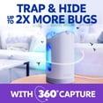thumbnail image 6 of Zevo Max Flying Insect Indoor Fly Trap: Easy, Mess-Free Solution - Light Trap Catches & Kills House Flies, Fruit Flies, Gnats, & More (1 Plug in Device & 2 Cartridges), 6 of 12